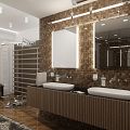 LED zrcadlo 60 x 80