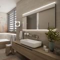 LED zrcadlo 100 x 70