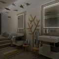 LED zrcadlo 50 x 70