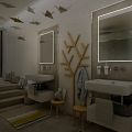 LED zrcadlo 60 x 80