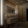 LED zrcadlo 120 x 70