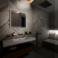 LED zrcadlo 60 x 60, dotykový senzor