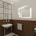 LED zrcadlo 60 x 80