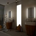 LED zrcadlo 50 x 70, dotykový senzor