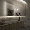 LED zrcadlo 60 x 80, dotykový senzor