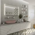 LED zrcadlo 80 x 70