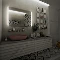 LED zrcadlo 90 x 70