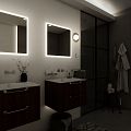 LED zrcadlo 60 x 60