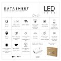 LED zrcadlo s podsvícením, 100 x 70, dotykový senzor
