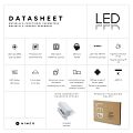 LED zrcadlo 120 x 60