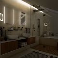 LED zrcadlo 100 x 70
