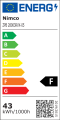 Bílé kulaté LED zrcadlo pr. 90 mm, dotykový senzor