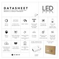 ČERNÉ LED zrcadlo 40 x 80, dotykový senzor