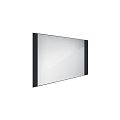 Černé LED zrcadlo 100 x 60