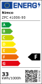 Černé LED zrcadlo 120 x 65