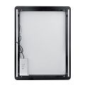 Černé LED zrcadlo 80 x 60, dotykový senzor
