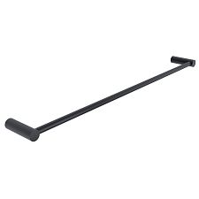 Černý držák na ručníky, 63 cm