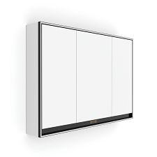 Černá LED podsvícená zrcadlová skříňka 1000.