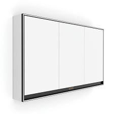 Černá LED podsvícená zrcadlová skříňka 1200.