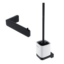 WC sada nástěnná - WC štětka a držák toaletního papíru