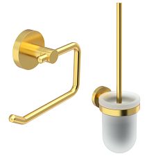WC sada nástěnná - štětka a držák toaletního papíru