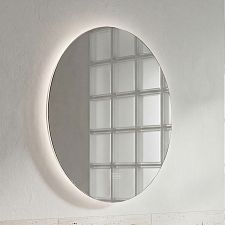 Nimco kulaté LED zrcadlo s podsvícením 60 cm, dotykový senzor ZP 51000RVX