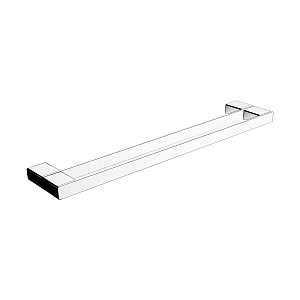 Držák na ručníky dvojitý 48 cm na zeď, chrom