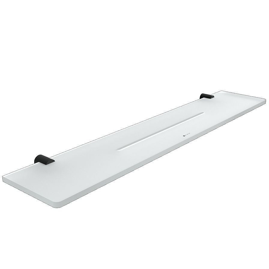 Černá police IXI, 60 cm