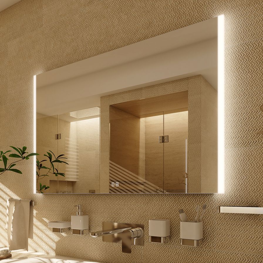 LED zrcadlo 80 x 70, dotykový senzor