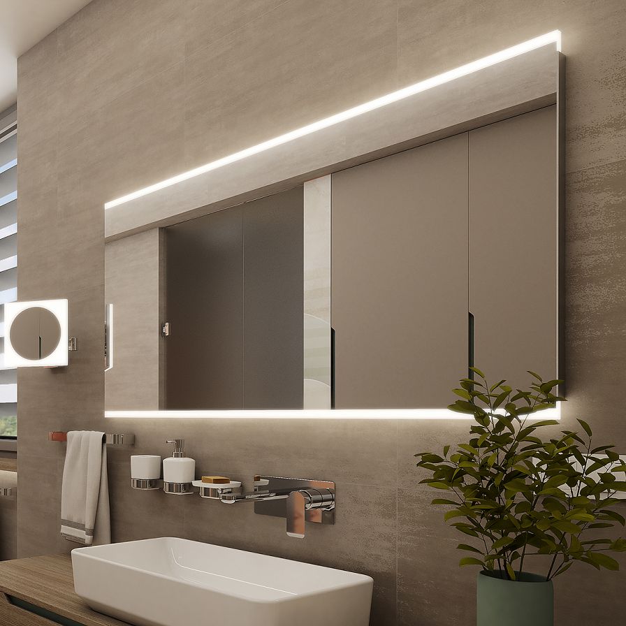LED zrcadlo 100 x 70