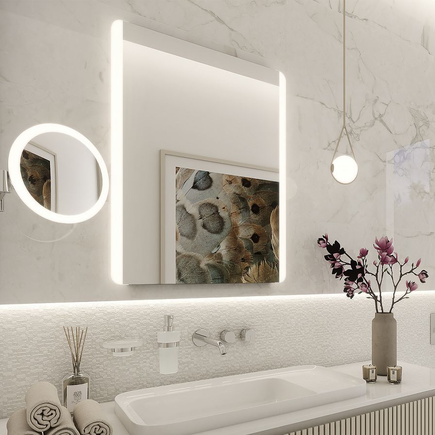 LED zrcadlo 60 x 80