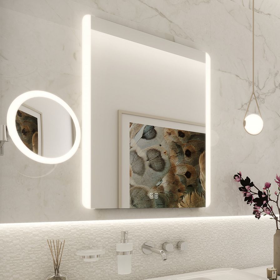 LED zrcadlo 60 x 80, dotykový senzor