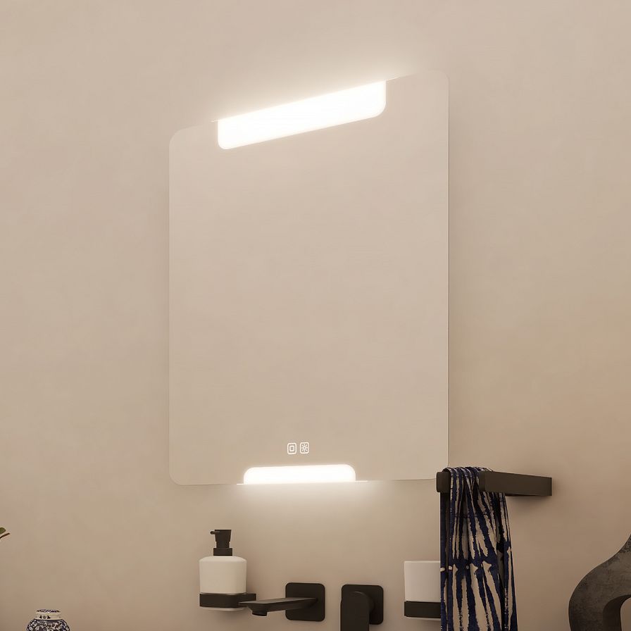 LED zrcadlo 60 x 80, dotykový senzor