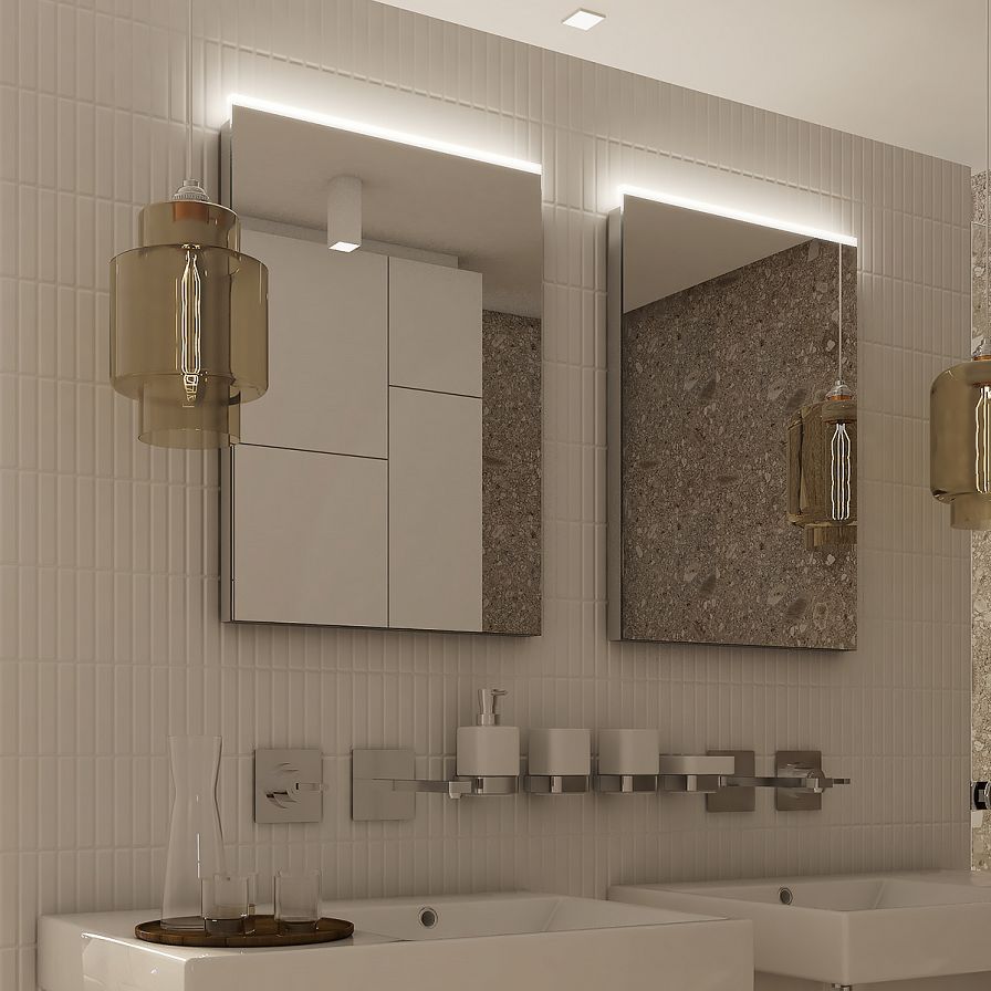 LED zrcadlo 60 x 70