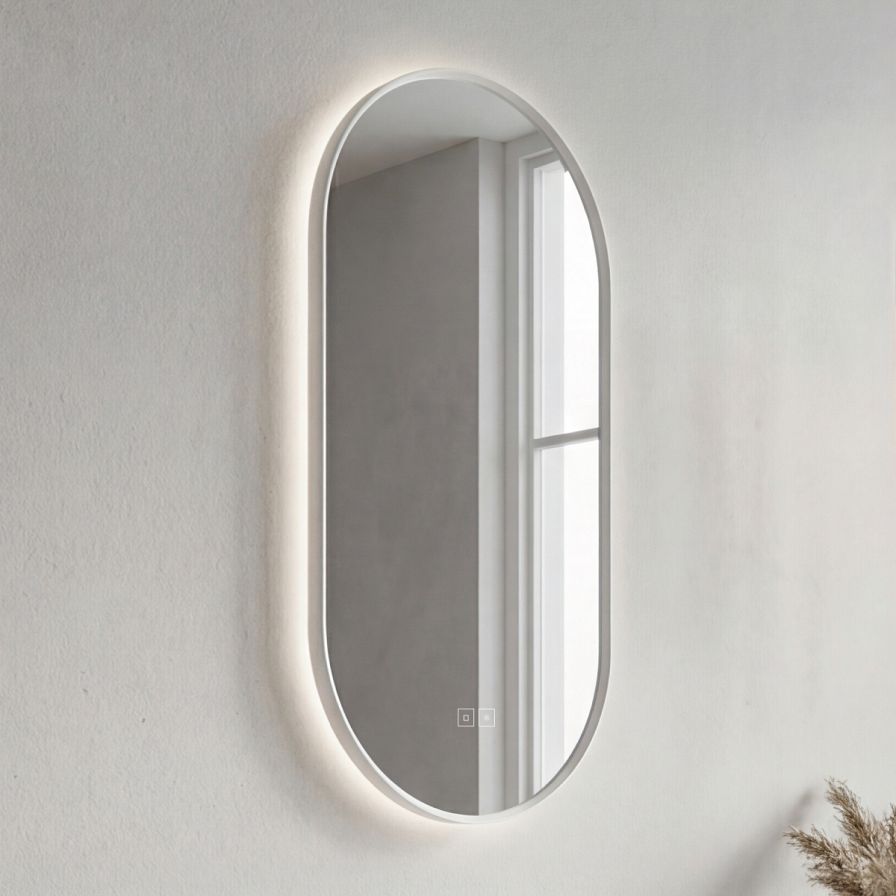 LED zrcadlo s podsvícením, 40 x 80, dotykový senzor